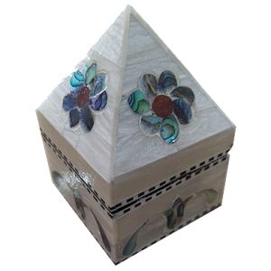 Hand Made Mother Of Pearl Jewelry Box